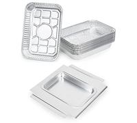 onlyfire Kit de Bandeja de Recolección de Grasa de Aluminio para Barbacoa,Compatible con Parrillas de Gas Weber Q200 Q300 Q220 Q240 Q2000 Q3000 Q320 Q3200 Series