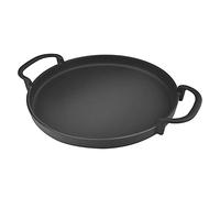onlyfire Plancha Barbacoa Hierro Fundido para Weber 7421 Gourmet BBQ System | Ø30.5cm Plancha Redonda para Parrilla de Carbón Weber Original Kettle Premium de 57 cm