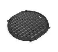 onlyfire Plancha Barbacoa Hierro Fundido para Weber 7421 Gourmet BBQ System | Plancha Reversible para Weber 57 Kettle Grill, Spirit II 200/300 y Genesis II GS4 System, Recambio para Weber 64830