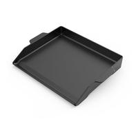 onlyfire Plancha para Barbacoa de Hierro Fundido Esmaltado, 47,2 x 35,5 cm | BBQ Griddle, Placa de Parrilla Universal con Paredes Laterales Extra Altas para Parrilla de Gas y Estufa