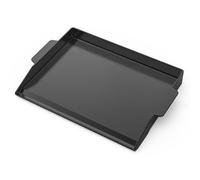 onlyfire Plancha para Barbacoa de Hierro Fundido Esmaltado, 52,5 x 40,5 cm | BBQ Griddle, Placa de Parrilla Universal con Paredes Laterales Extra Altas para Parrilla de Gas y Estufa