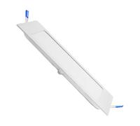 ONSSI Placa LED de Techo 20W 2000lm,Cuadrada 220x220mm (Blanco Neutro,4500k) Panel Led Superslim Marco Blanco Empotrado