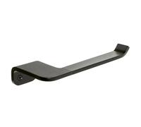 Tatay Portarrollos sin Tapa de la Colección Onyx, en Aluminio anodizado Negro Mate. Doble Sistema de fijación, Tornillos y Sistema Glue & Fix, sin taladrar.