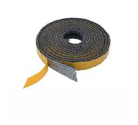 Opatiny Cuerda de sellado de vidrio para estufa de 2,5 m, 18 mm de ancho, 3 mm de grosor, fibra de vidrio negra para junta plana para chimenea, quemador de leña, horno para sellado de puertas