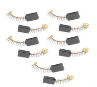 Opatiny Juego de 10 cepillos de carbono de 14 x 8 x 5 mm de cobre para repuesto de martillo taladro de sierra de motor de ventilador de fijación intermitente