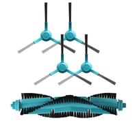 Opatiny Kit de repuesto de cepillo de rodillo principal y cepillo lateral compatible con robot aspirador Cecotec Conga 3290/3490 Elite/4090/4690/5090/5490/6090/7090, juego de 5 piezas