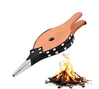 Opdestn Fuelles para Chimenea Exterior | Soplador De Fuego De Leña Para Acampada - Herramienta Portátil Multiusos Para Chimenea Y Cocina Al Aire Libre Para Exteriores Interiores Camping Viajes