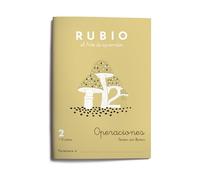 Operaciones 2 RUBIO | Ejercicios de Restar sin llevar | +6 años | Tamaño A5 | 20 páginas