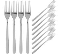 Operitacx 12 Piezas Set de Utensilios de Cocina Diseño Moderno y Elegante Aptos para Lavavajillas Tenedores de Acero Inoxidable para Restaurante y Hogar