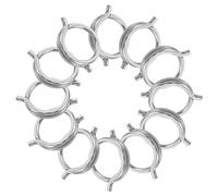Operitacx 15 Piezas Resortes Resistencia Deformación para Tijeras de Cocina de Acero de Repuesto para Cortar y Hueso y Rebote Automático para Uso en Cocinas