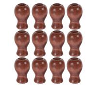 Operitacx 18 Piezas Pomo de Madera para Cordón de Persiana Forma de Gota | Madera, Estilo Elegante y Minimalista, Mejora el Agarre, para Cortinas y Cadenas en Hogar u Oficina