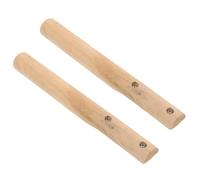 Operitacx 2 Piezas Mango de Soldadura de Madera Resistente al Calor para Máscara de Soldadura Agarre Ergonómico, Accesorio de Repuesto Adecuado para Uso Industrial y Doméstico