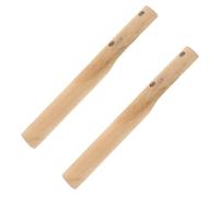 Operitacx 2 Piezas Mango Resistencia al Calor de Madera Ergonómico Accesorio para Máscara de Soldadura Industrial para Herramienta de Soldadura en Uso Doméstico E Industrial