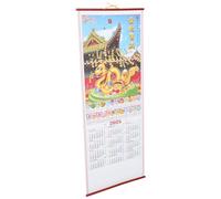 Operitacx 2025 Calendario de pared chino Año La Serpiente Calendario Lunar Chino Tradicional de Pared Mensual para Año Nuevo Oficina en Casa
