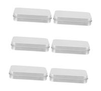 Operitacx 6piezas Caja de Rectangular Contenedor para Dulces y Joyas Caja de Almacenamiento para Escritorio