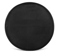 Operitacx Alfombrilla Circular para Parrilla de Exterior de Silicona Negra | Redonda, Portátil y Flexible, Resiste Altas Temperaturas, Fácil de Limpiar, para Barbacoa y Fogatas