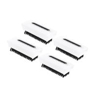 Operitacx Cepillo de Limpieza para Manos y Uñas 4 Piezas, Compacto y Antideslizante, Material Abs Resistente, Adecuado para Viaje y Uso Diario