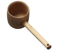 Operitacx Cucharón de Agua de Bambú Natural Herramienta de Cocina Simple y Conveniente Gran Capacidad para Transferir Agua Hogar