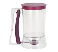 Operitacx Dispensador de Masa con Embudo y Mango Exprimible de 900ml para Cupcakes y Panqueques para Repostería en Cocina y Hogar