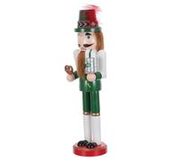 Operitacx Figura de Soldado de Cascanueces de Madera para Decoración de Mesa Oktoberfest con Diseño Tradicional y Compacto