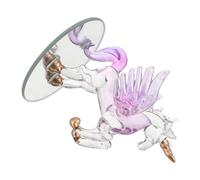 Operitacx Figura de Unicornio de Cristal con Alas, Escultura Decorativa