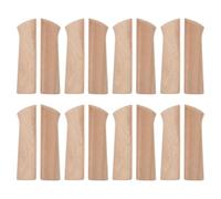 Operitacx Mango de Madera Beige Antideslizante para Cuchillo de Cocina, Reemplazo para Cuchilleros, Diseño Natural Elegante y Reducción de Fatiga para Chefs Profesionales