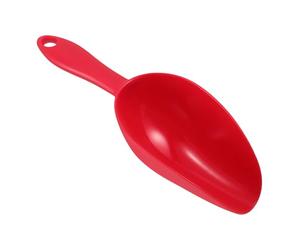 Operitacx Pala de Mano de Plástico Rojo para Servir Granos de Café y Productos Secos Mango Ergonómico y Diseño Preciso Adecuado para Cocina Reutilizable