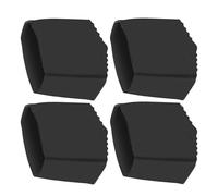 Operitacx Protectores de Patas de Piezas, Pies de Goma Antideslizantes Negros, Accesorios para Escaleras de Ingeniería y Estructura, para Trabajos en Altura y Seguridad