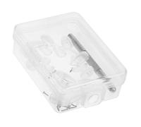 Operitacx Reparación de Gafas Kit de Herramientas con Almohadillas Nariz Antideslizantes Recambios para Gafas para Usar Casa Taller