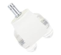 Operitacx Ruedas Giratorias de Pu y Aleación de Acero Silla de Oficina de 2 Pulgadas para Doble Rueda Resistentes y Silenciosas para Muebles y Sillas