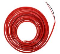 Operitacx Tira de Luz de Neón LED Roja, Tubo Flexible de Silicona y Plástico, 6x12, Baja Tensión, Resistente al Agua, para Rótulos Publicitarios Exteriores y Proyectos DIY