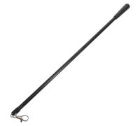 Operitacx Varilla para Cortinas con Gancho de 43cm de Fibra de Vidrio Negra | Mando para Riel de Visillo, Instalación Sencilla, Control Suave y Estabilidad Mejorada para Salón