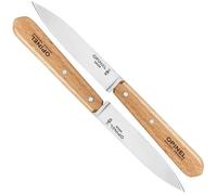 OPINEL 001223 Caja de 2 patatero N°112 Haya barnizada, Acero, Natural, Inoxidable, Talla única