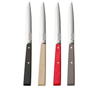 OPINEL Caja de 4 Cuchillos de Mesa N°125 Estilo Loft Mango en Carpe hormigón/Rojo/Natural/Negro 001534