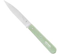 Opinel - Cuchillo con muescas para tomates (10 cm, mango de madera verde salvia, n.º 113)