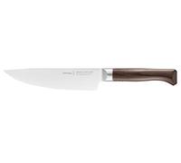 Opinel - Cuchillo de Chef Pequeño de 17 cm Les Forgés 1890 - Multifuncional - Hoja de Acero Inoxidable de Plena Seda - Mango Ergonómico de Haya - Garantía de por Vida - Fabricación Francesa