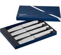 Opinel FACETTE, juego de 4 cuchillos de mesa, color blanco