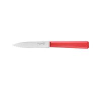 Opinel - N°313 Cuchillo de Cocina Serrado Esenciales - Hoja Dentada de Acero Inoxidable - Mango de Polímero Robusto - Apto para Lavavajillas - Ligero - Rojo