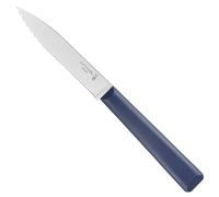 Opinel - N°313 Cuchillo de Cocina Serrado Los Esenciales - Hoja Dentada de Acero Inoxidable - Mango de Polímero Robusto - Apto para Lavavajillas - Ligero - Azul