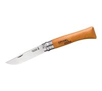 Opinel Navaja Carbono Hoja De 10 Cm Con Virola Bloqueo