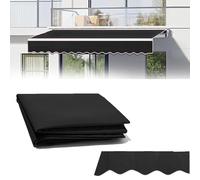OPOLDBDMAC Tela De Repuesto Verde Para Toldo De Jardín , Recambio De Tela Para Toldo Exterior Toldo De Repuesto De Ventanas Tela Toldo Repuesto Para Al Aire Libre (Sin Estructura)(Black,(8x6.5ft)2.4X2