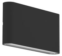Opple, aplique de pared LED Lucia, modelo 715000006300, 6W, 570 lúmenes, 3000K, ángulo de emisión de 30°, color blanco, IP65 (protección contra el polvo y la humedad), iluminación direccional hacia ar