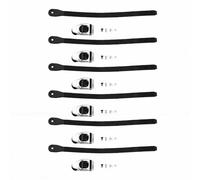 OPPWONG Bridas para Cables de Trinquete Reutilizables de Alta Resistencia, 32 Cm, 12,6 Pulgadas, Correas de Bloqueo Liberables, Correas de Amarre Reutilizables con Hebilla de Acero