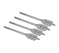 OPPWONG Brocas de Espada de Acero con Alto Contenido de Carbono, Juego de Brocas Planas para Madera, Herramientas de Carpintería de Perforación de Pala, 22mm, 4 Uds.