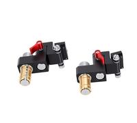 OPPWONG Posicionador de Aleación de Aluminio de 6-30 Mm con Tope Abatible | Riel Guía, Pasadores de Latón, Piezas de Bloqueo de Acero Inoxidable, Mesas para Trabajar la Madera, Rieles Festool y ,