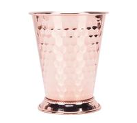 OPPWONG Taza Julep de Acero Inoxidable 304 para Cócteles, Whisky, 400ml | Bordes lisos, taza tradicional de julepe de menta para bares domésticos, fiestas, 11,6 x 9,5 cm