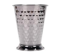 OPPWONG Taza Julep de Acero Inoxidable 304 para Cócteles, Whisky, 400ml | Bordes lisos, taza tradicional de julepe de menta para bares domésticos, fiestas, 11,6 x 9,5 cm