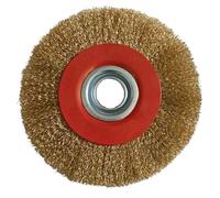 OPTIMUM 3107440: Cepillo de alambre, diámetro 250 x 30 mm, diámetro del mango: 32 mm