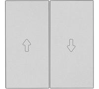 OPUS® 55 balancín doble para interruptor y pulsador de persiana balancín, color blanco polar - satinado