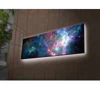 Opviq, 3090NASA-LED4305, Bunt, cuadros sobre lienzo, 30 x 90 cm, 100% lienzo de gamuza